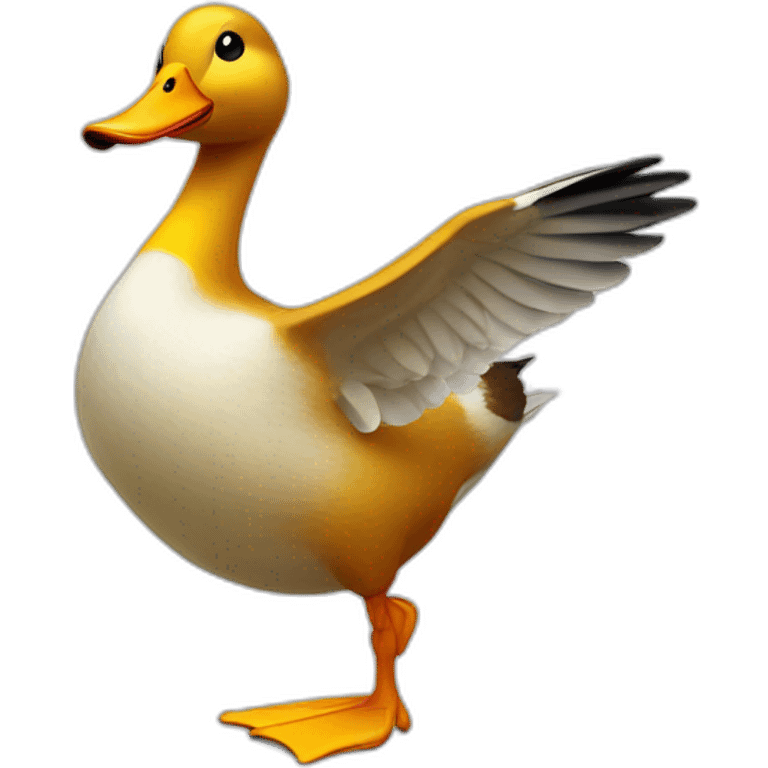 Canard qui dance emoji