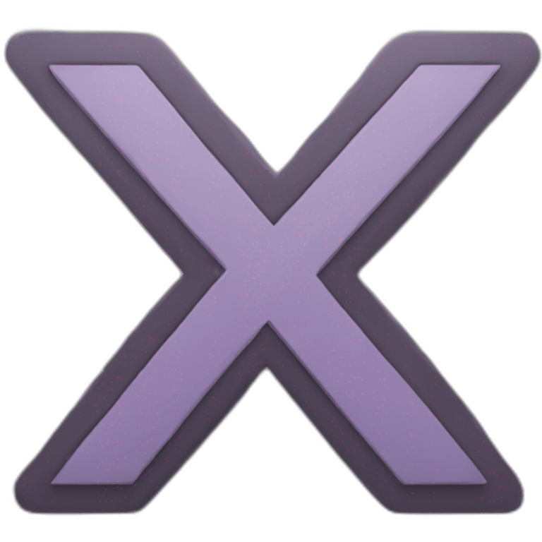 X logo emoji