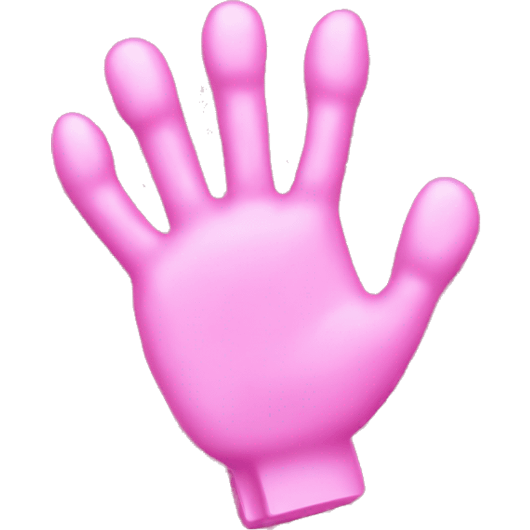 Pink claw clip emoji