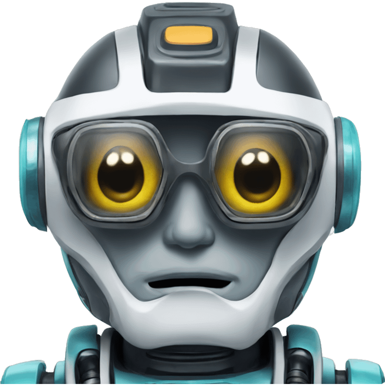 ai robot with snorkel emoji