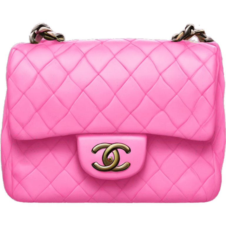 Pink chanel bag emoji