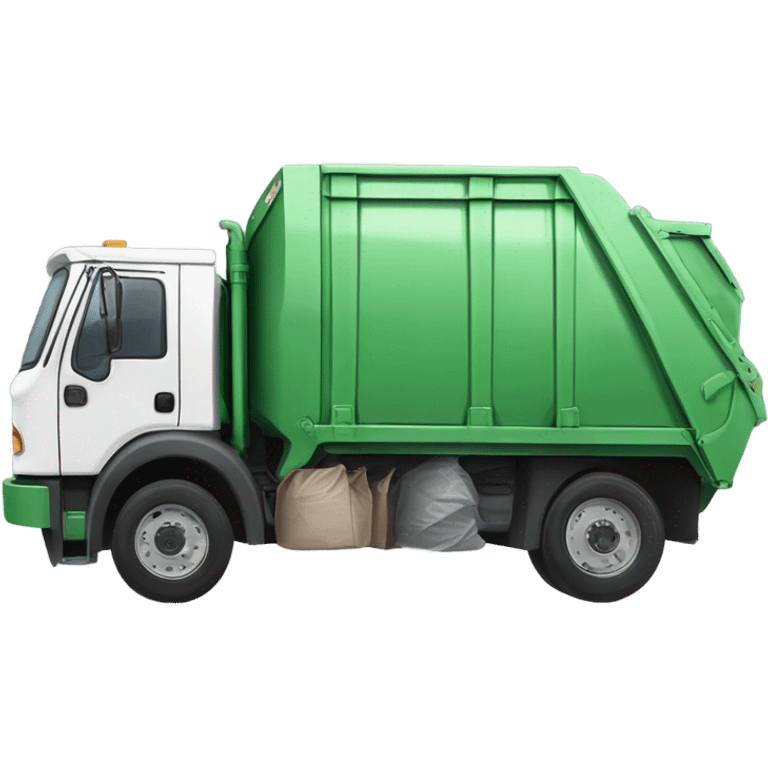 Garbage hauler  emoji