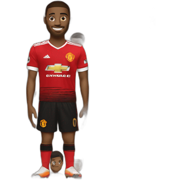 Manchester United love emoji