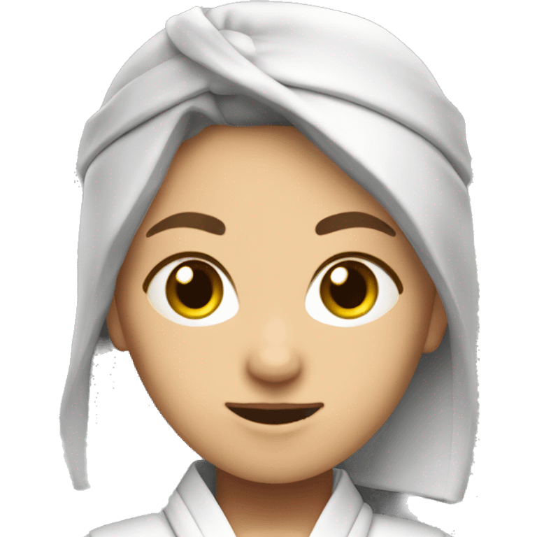 White belt jujitsu femaile emoji