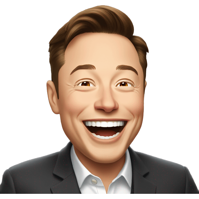 elon musk laughing emoji