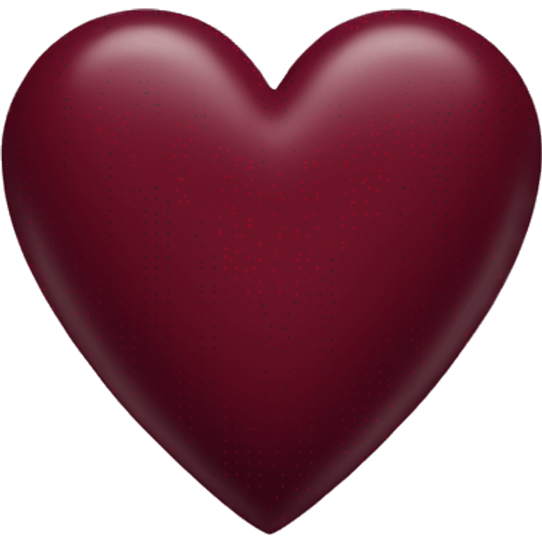 Maroon heart emoji