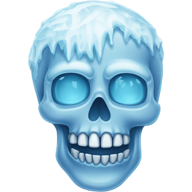 skull emoji but ice emoji