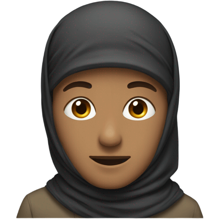 Man wearing hijab emoji