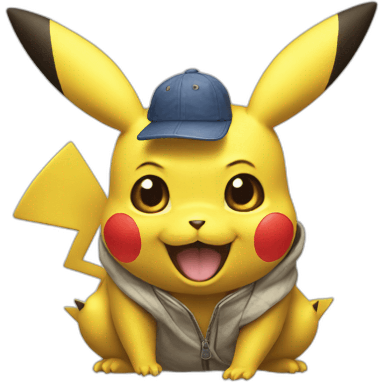 hyperrealist pikachu emoji