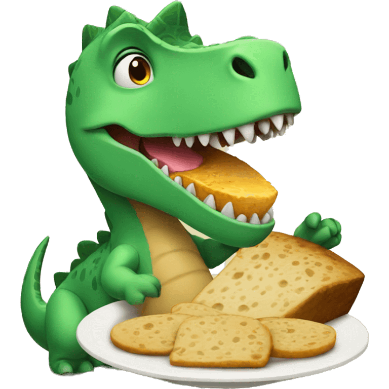 Dinosaur celebrating Passover  emoji