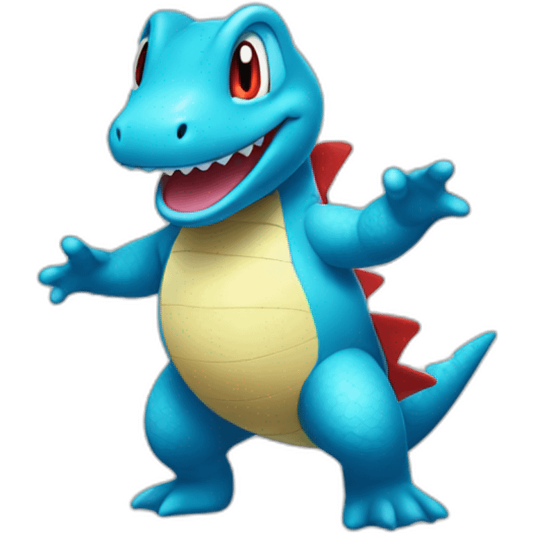 totodile dancing emoji