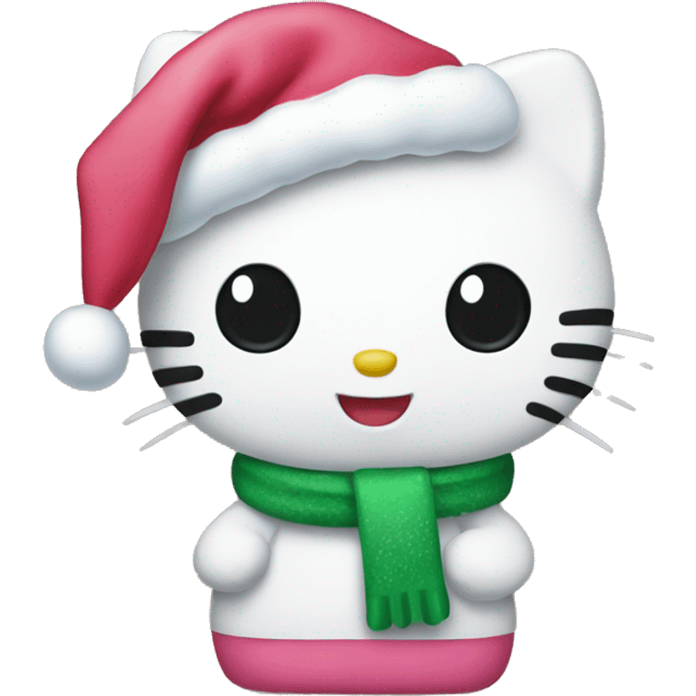 hello kitty christmas  emoji