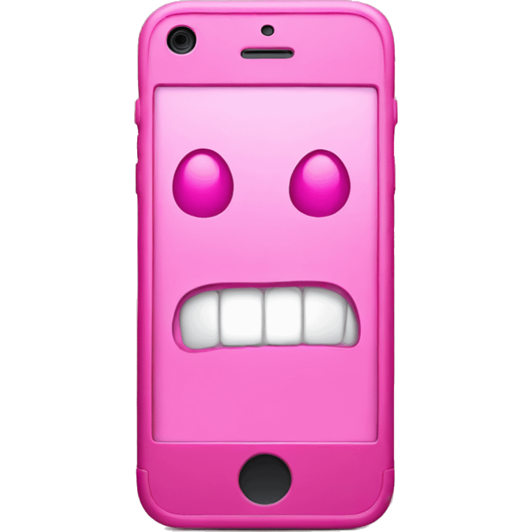 Pink iPhone  emoji