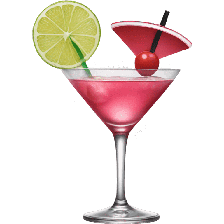 a cosmopolitan cocktail  emoji