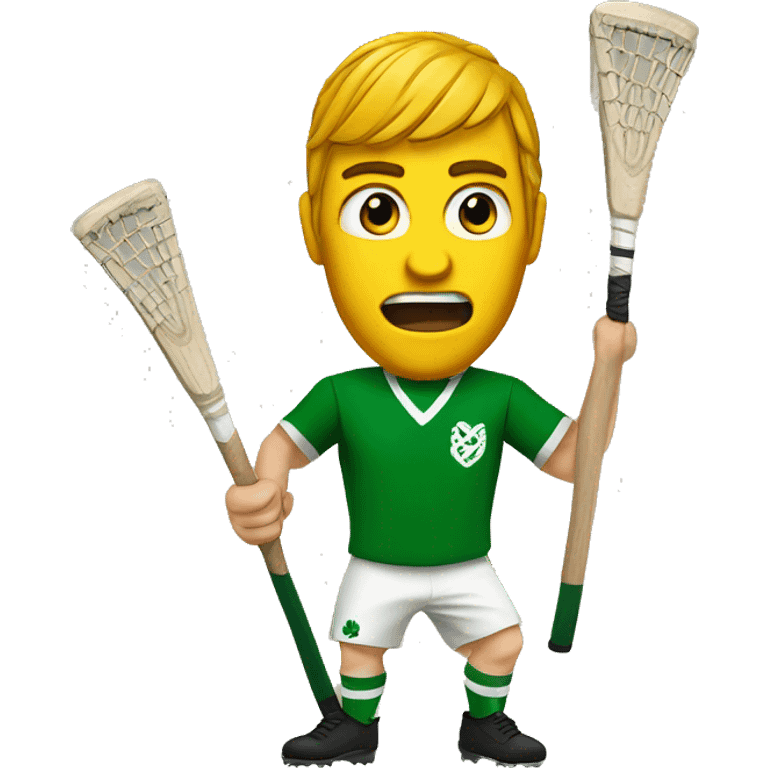 Hurling Irish emoji