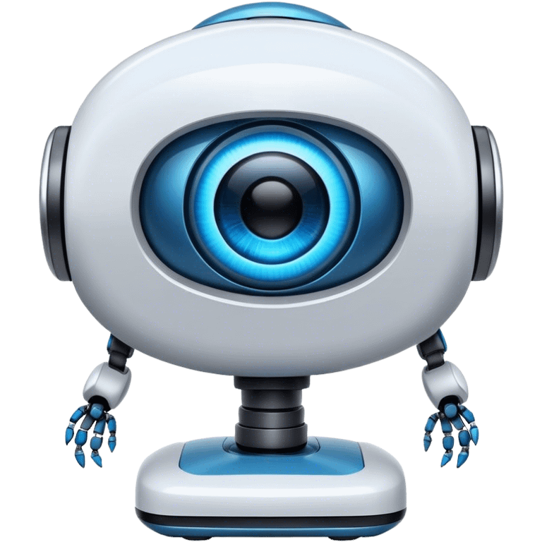 oeil bleu moitier robot emoji