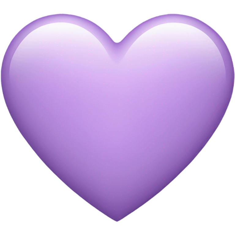 Light purple heart emoji