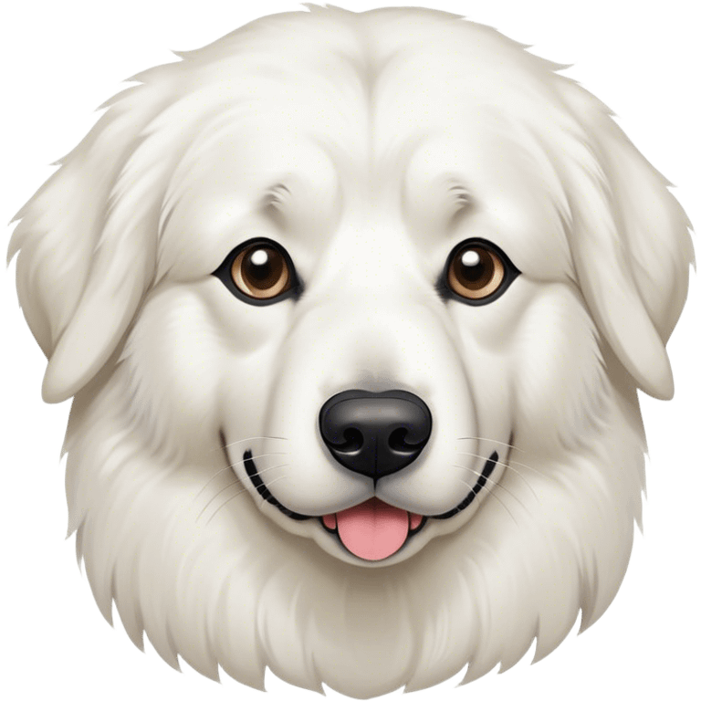 Skinny Great Pyrenees emoji