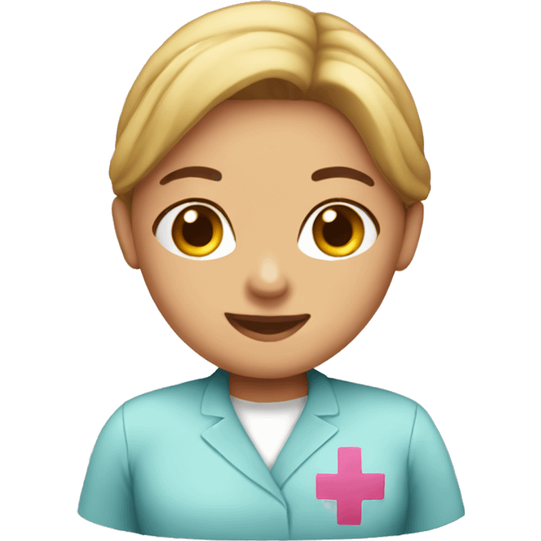 pink nurse emojis emoji