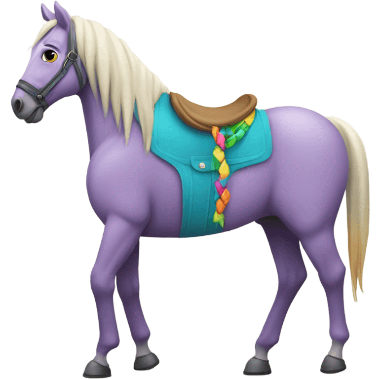 Horse in pants  emoji