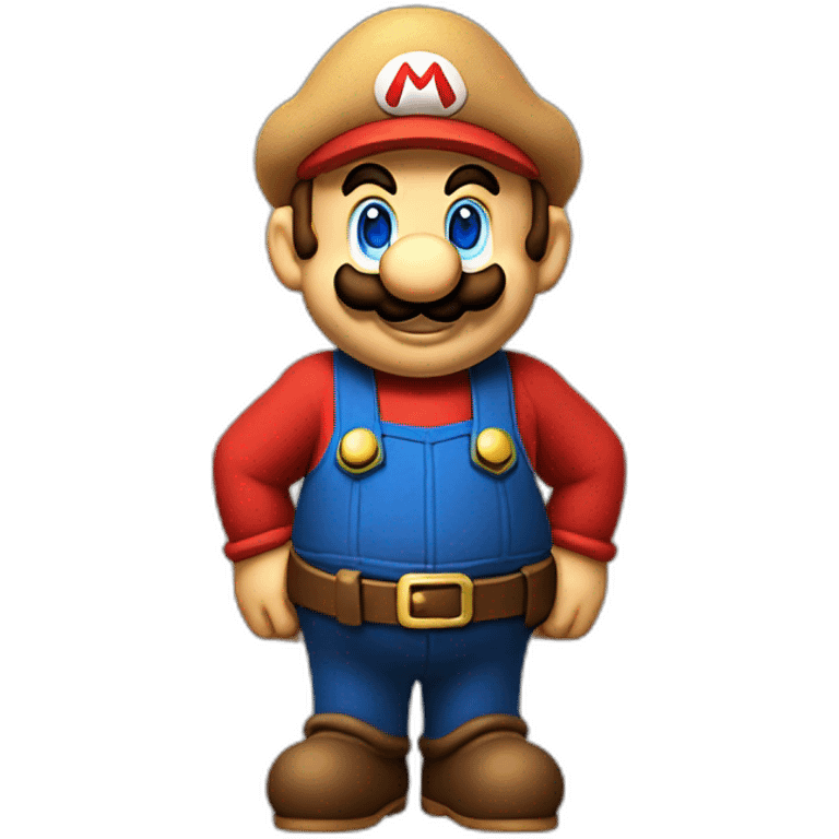 super mario waering tradional bavarion clothes like going to the octoberfest emoji