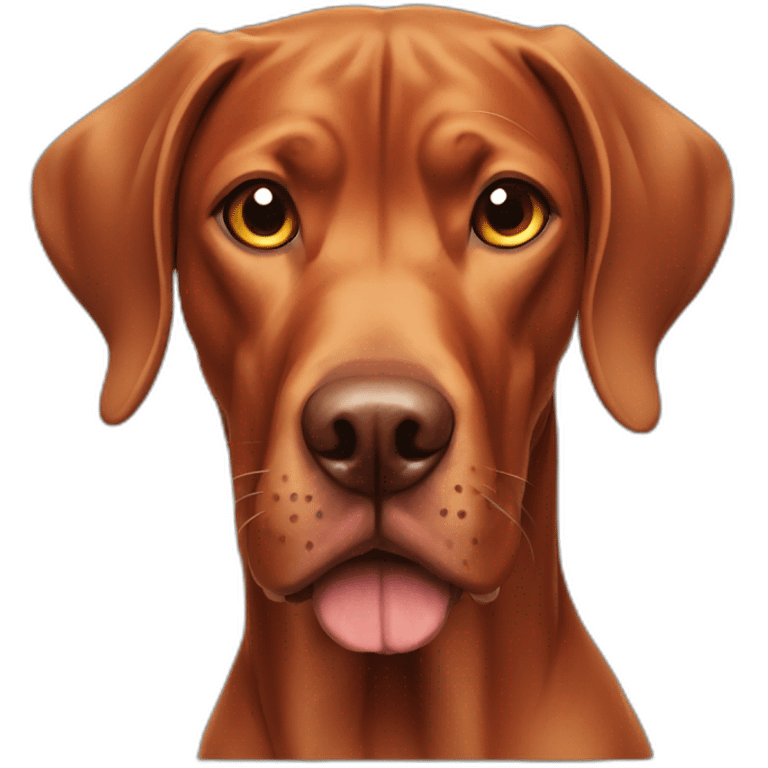 dog vizsla angry emoji