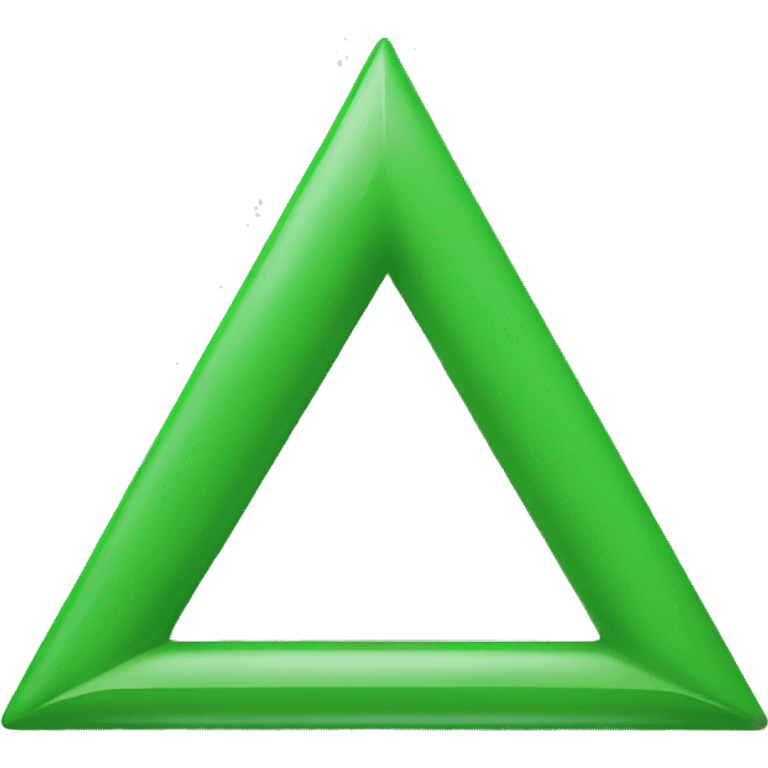 green pointed up triangle emoji emoji