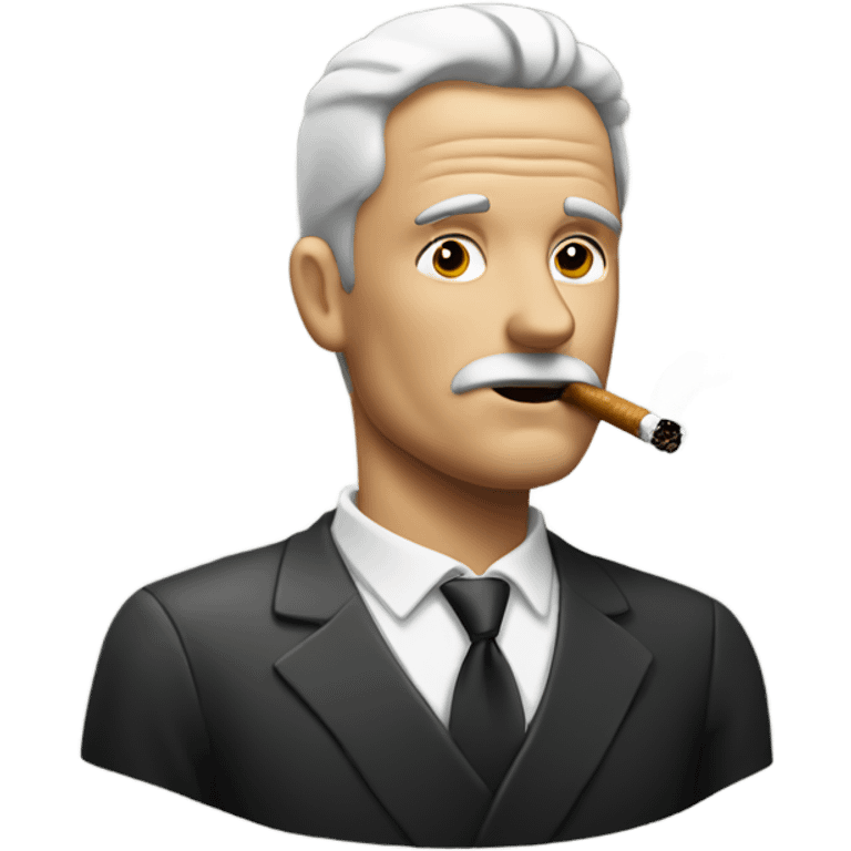 smoking man emoji