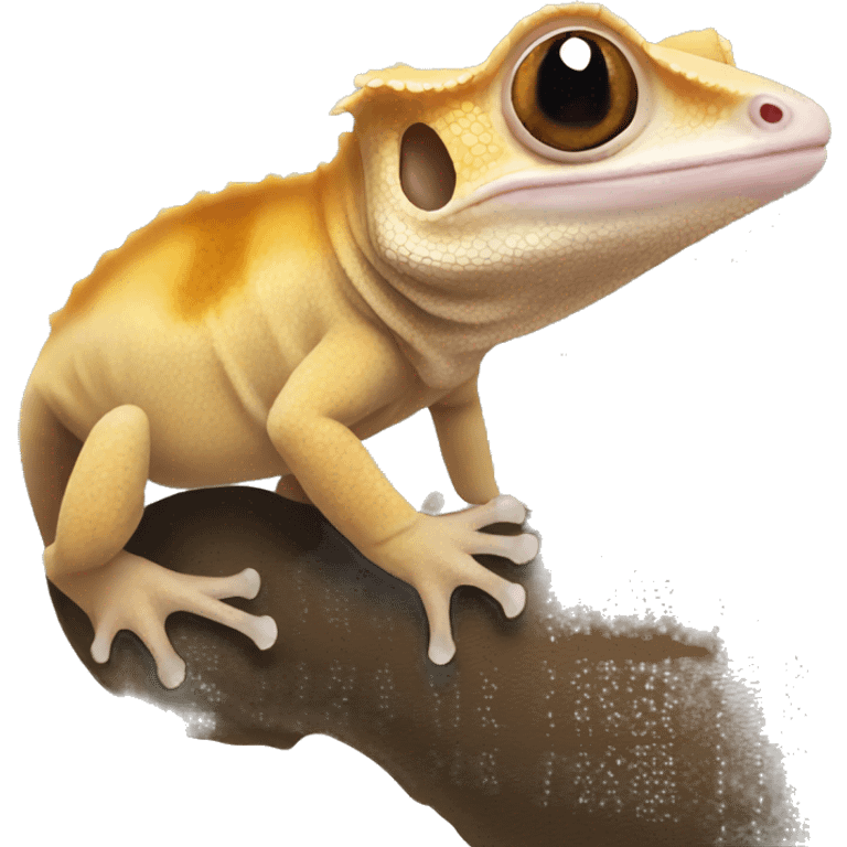 Crested gecko emoji