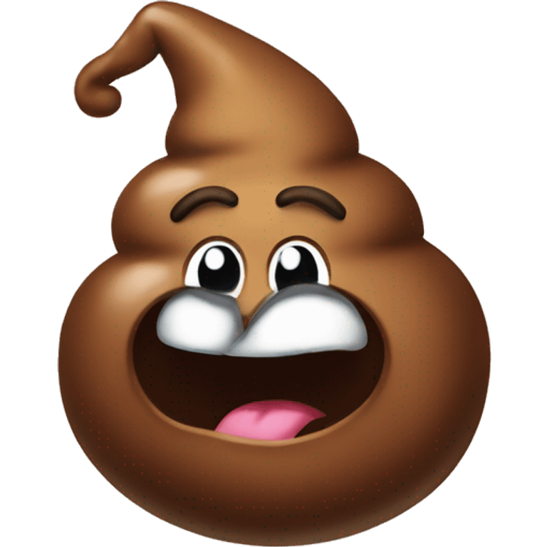 winking poop emoji