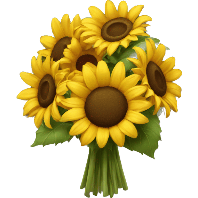 sunflower bouquet emoji