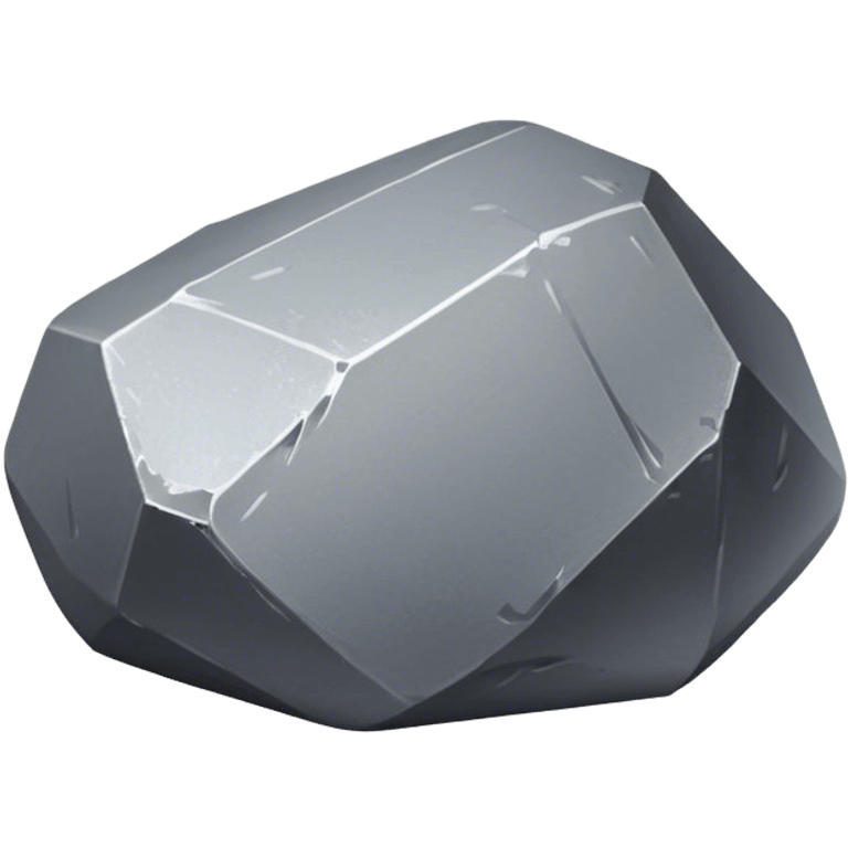 Cinematic Realistic Lead Ore, Heavy and dense, with a matte gray surface and subtle metallic glimmer. The metal's weight and durability are evident, with soft, sharp edges and a slight texture that enhances its solid presence. Soft glowing outline, capturing the essence of raw strength and industrial power in lead ore. emoji