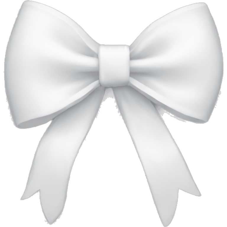 white bow emoji