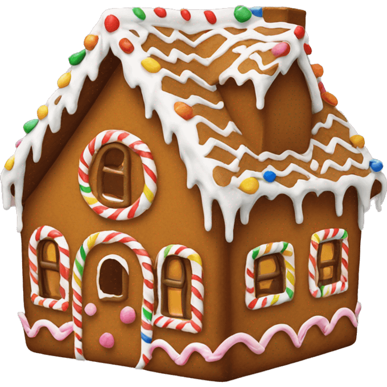 Gingerbread house emoji