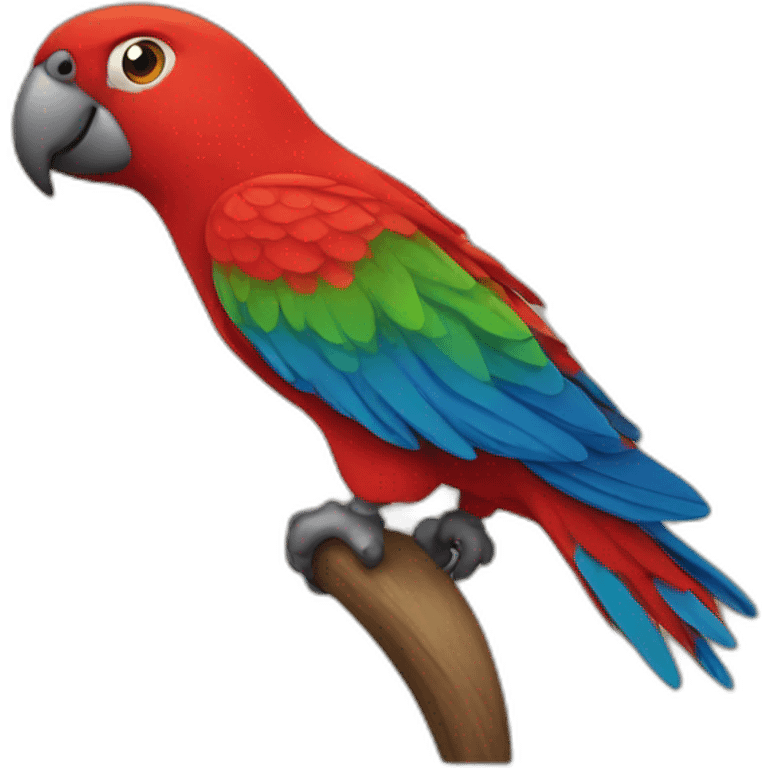 red-parrot emoji