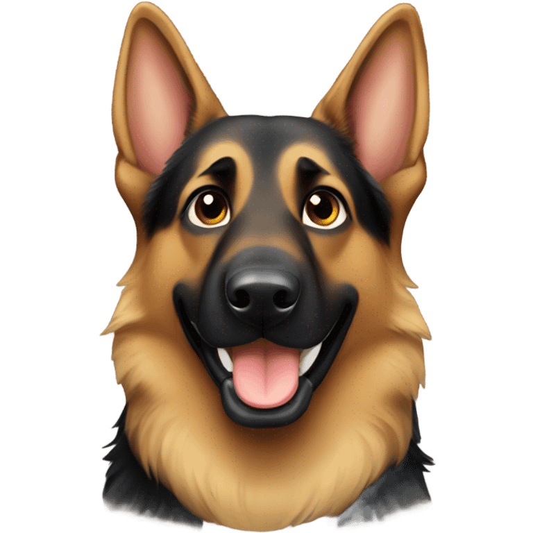 German shepherd  emoji