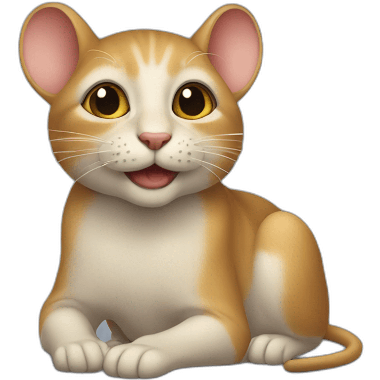 Chat et souris emoji