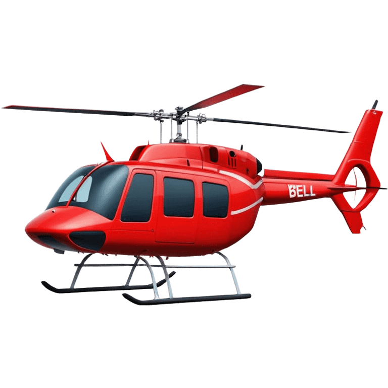 Bell 206 - Bell Helicopter (Model Year: 2021) (Iconic colour: Red) emoji