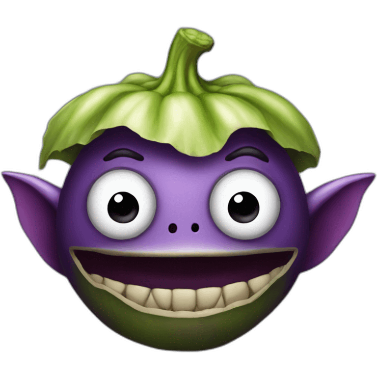 Eggplant goblin emoji