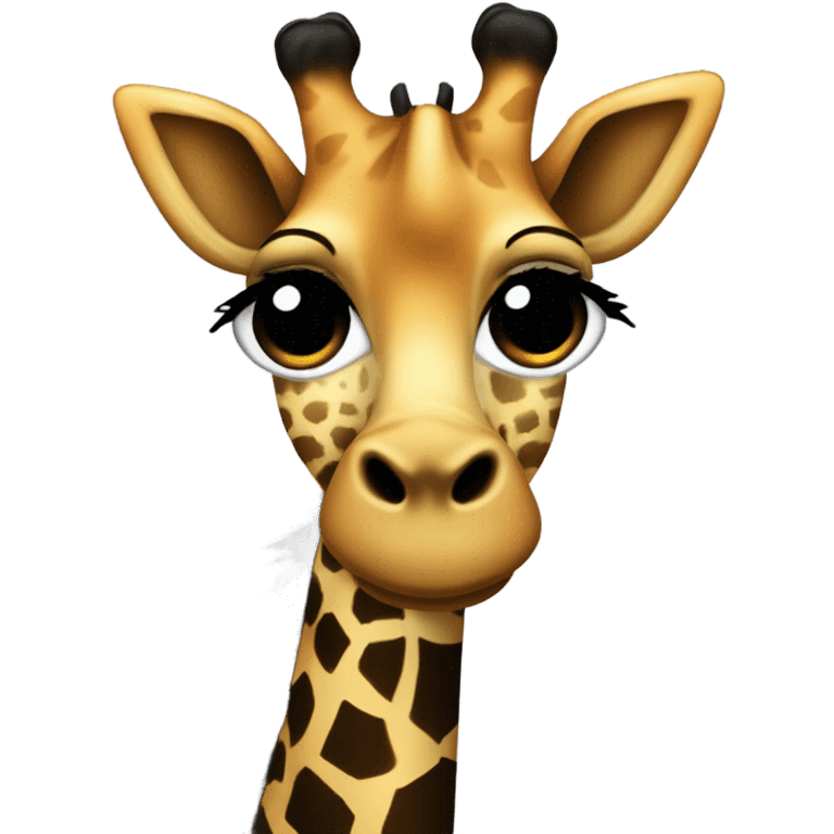 Emo giraffe emoji