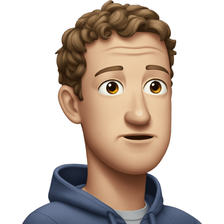 mark zuckerberg sad emoji