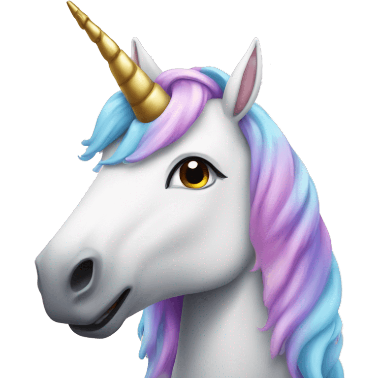 Unicorn on Christmas  emoji