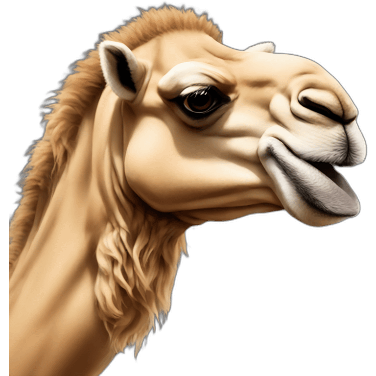 Loughing camel emoji