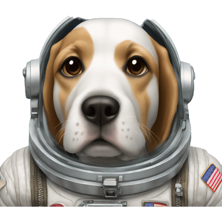 Perro astronauta  emoji