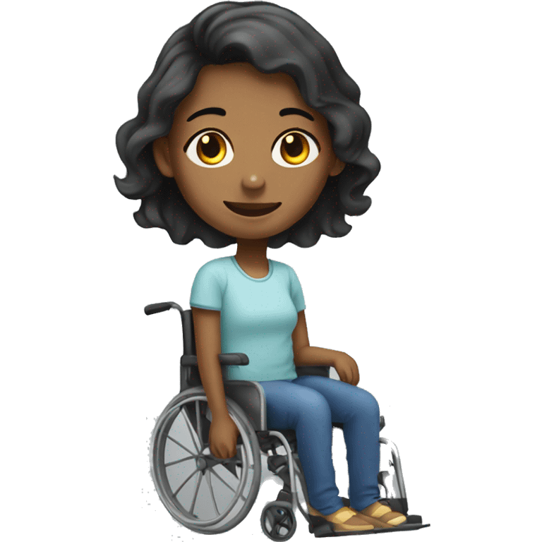 disabled girl emoji