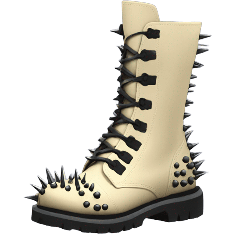 platform boots gothic with spikes emoji