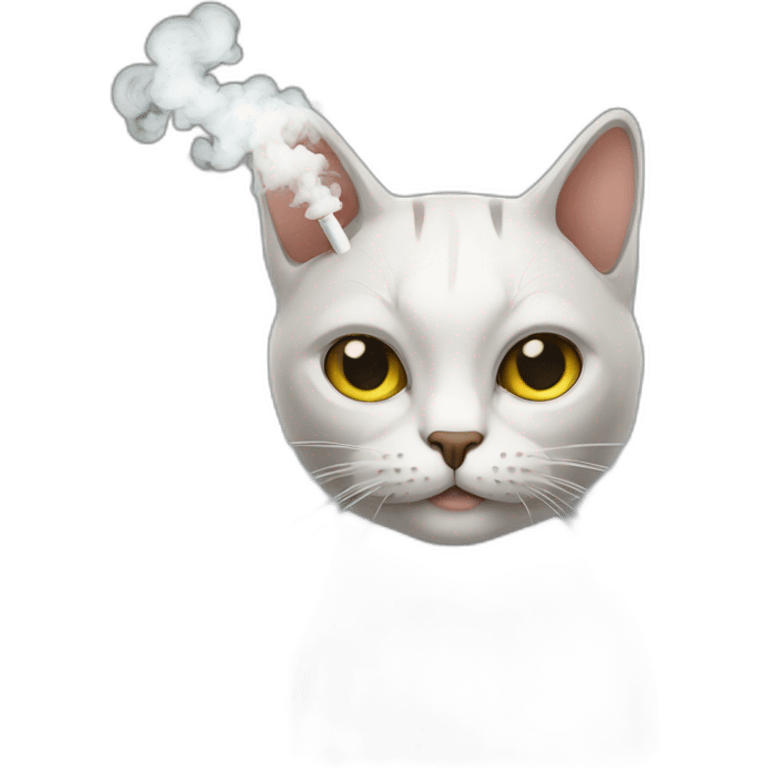 cat who smokes emoji