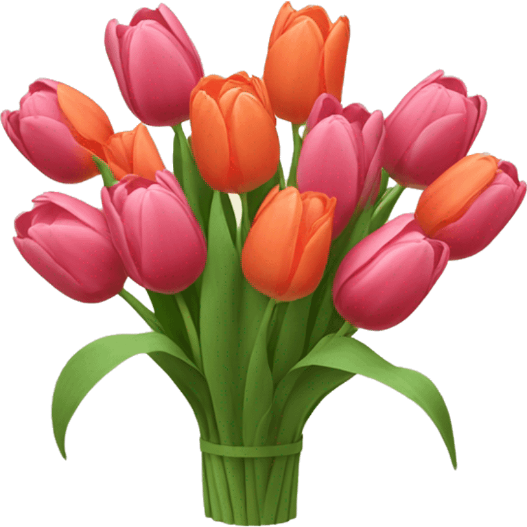 Bouquet of tulips emoji