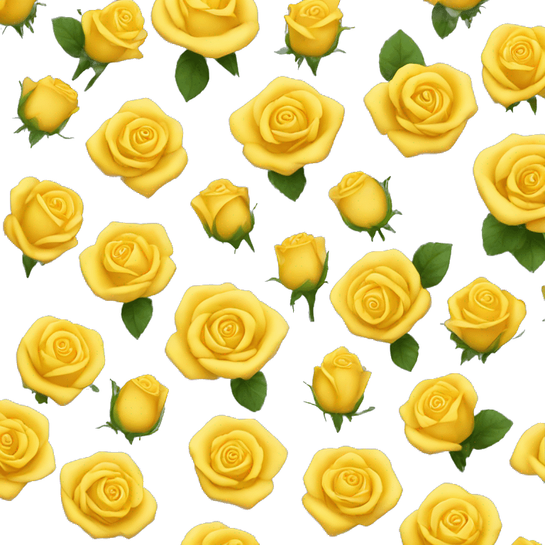 Yellow roses emoji