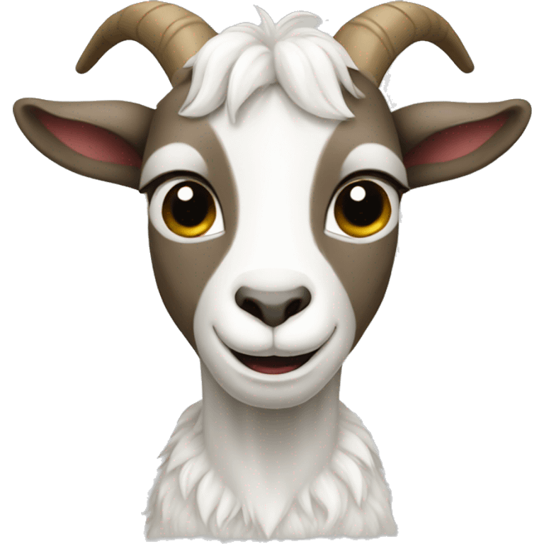 A goat with Argentine t-shirr emoji